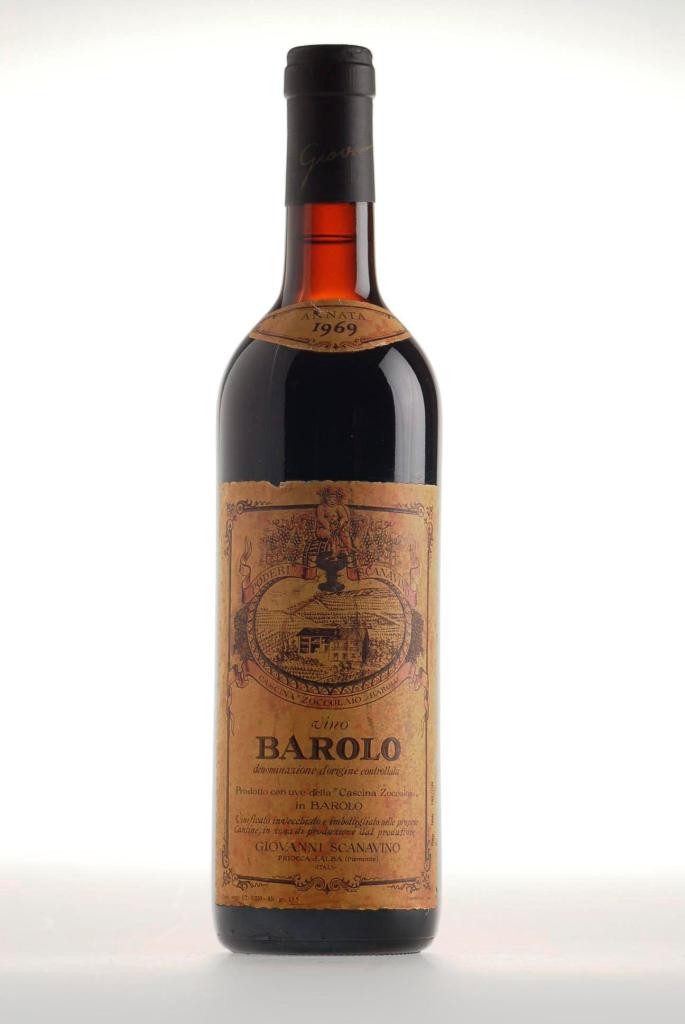 115. Barolo Scanavino Giovanni Cascina Zoccolaio 1969 Doc