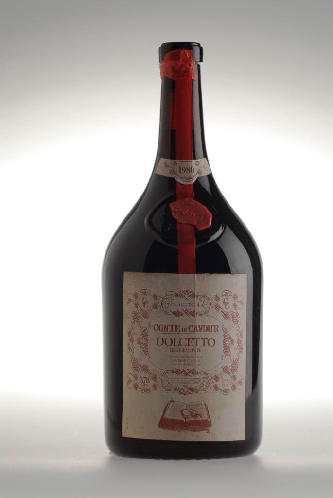 128. Dolcetto del Piemonte Conte di Cavour Double Magnum 3,78 lt