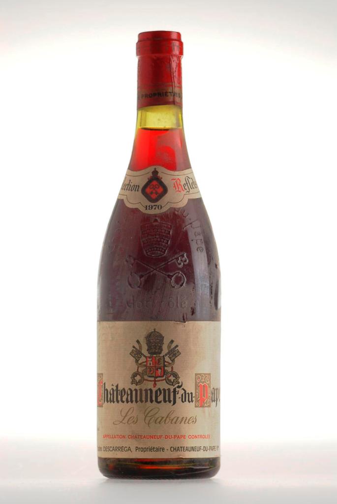 186. Chateauneuf du Pape Les Cabanes 1970