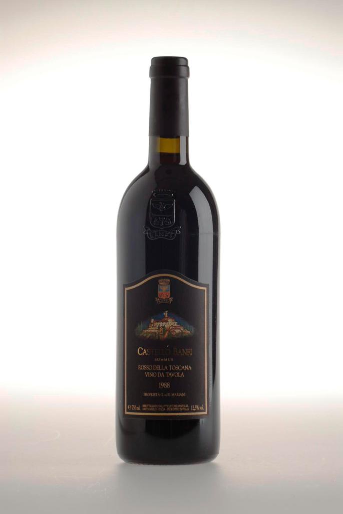 351. Summus Castello Banfi 1988 Woodedn Case containing 6 bottle