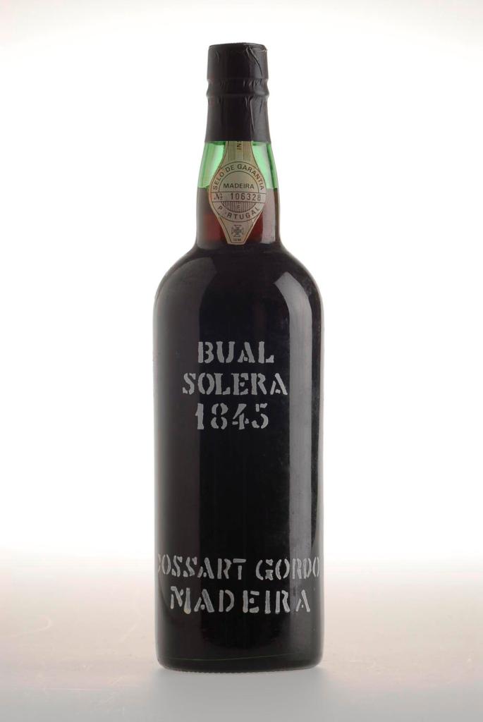 367. Cossart Gordon Bual 1845 Madeira White Wine