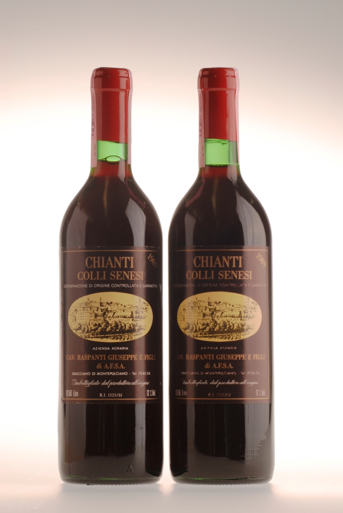 727. Chianti Colli Senesi Cav. Giuseppe Raspanti 1989 Docg