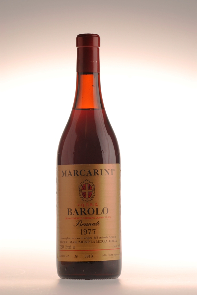 732. Barolo Brunate Marcarini La Morra 1977 Doc