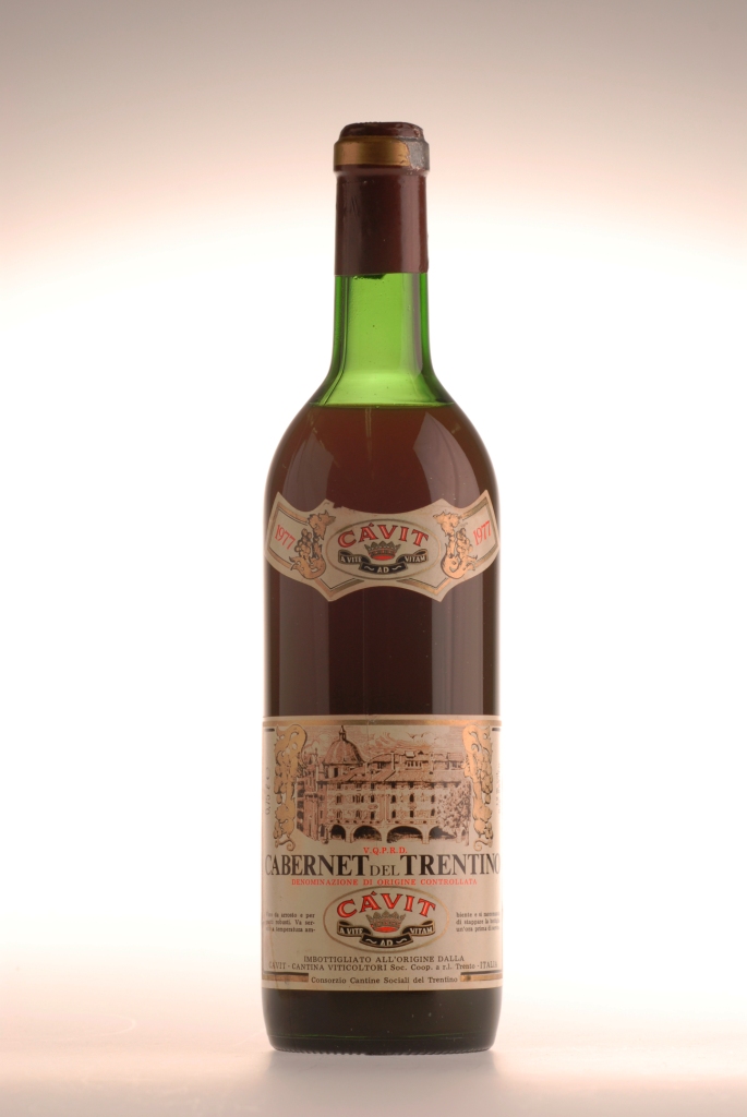 755. Cabernet del Trentino Cavit 1977 Doc