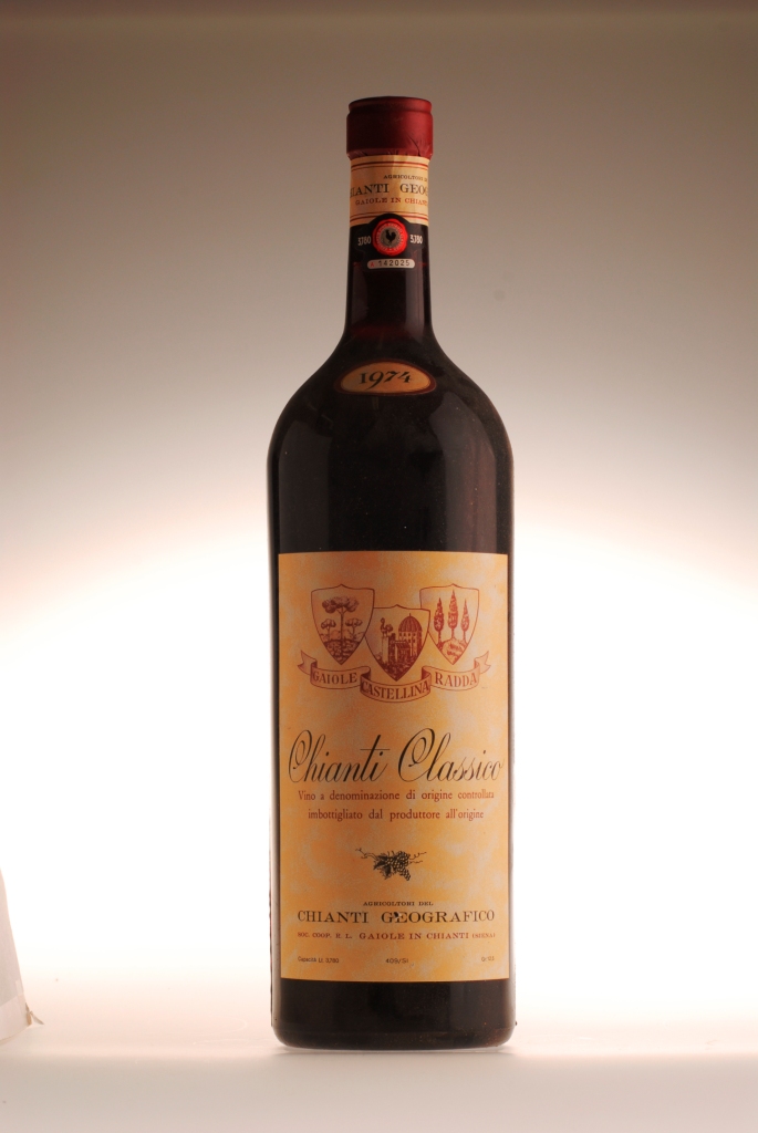 820. Chianti Classico Geografico Double Magnum 3,78 Lt 1974 Doc